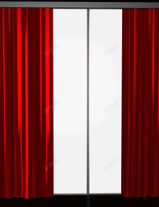 卡通窗台png免抠素材_88icon https://88icon.com 幕帘 窗台 窗帘 红色窗帘