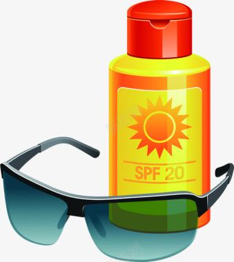 防晒老化太阳防晒图标图标