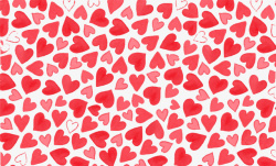 爱情红色心背景矢量图素材
