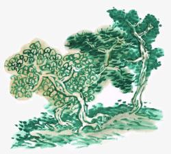 中国风国画树木素材