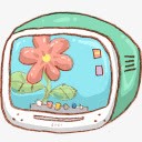 韩国计算机韩国手绘风格可爱图标图标