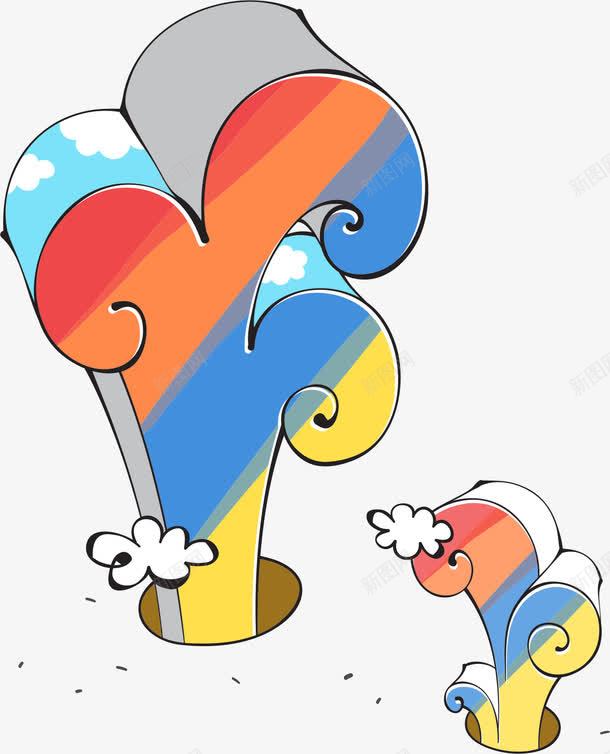 立体云朵装饰png免抠素材_88icon https://88icon.com AI 卡通 彩色 手绘 立体 线条 装饰