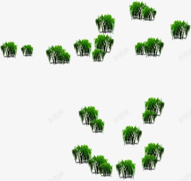 创意不规则形状树木排列png免抠素材_88icon https://88icon.com 不规则 创意 形状 排列 树木
