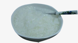 免抠白米粥素材一大碗白米粥高清图片