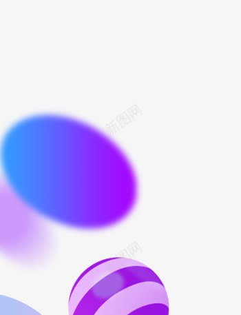 手绘紫色漂浮海报装饰png免抠素材_88icon https://88icon.com 海报 漂浮 紫色 装饰