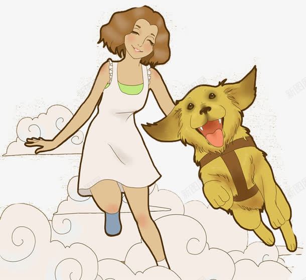 盲人的导盲犬png免抠素材_88icon https://88icon.com 导盲犬 导盲犬的故事 手绘导盲犬 活泼的导盲犬 盲人和导盲犬 盲女和导盲犬