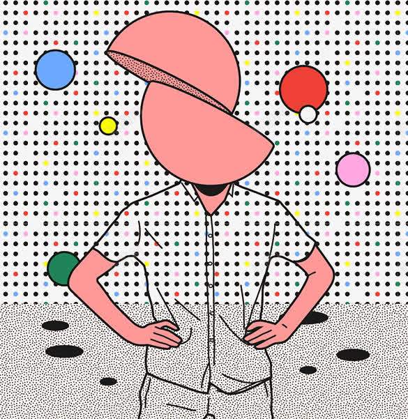 创意彩色点点背景人物图png免抠素材_88icon https://88icon.com 人物图 创意彩色 点点背景