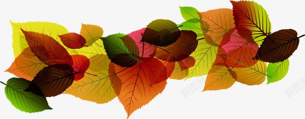 绿黄色半透明树叶海报png免抠素材_88icon https://88icon.com 树叶 海报 绿黄色 透明