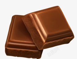 小清新棕色巧克力素材