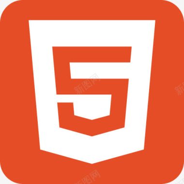 HTML5HTML5社会扁平的圆形矩形图标图标