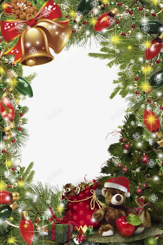 圣诞节门框装饰png免抠素材_88icon https://88icon.com 圣诞节 圣诞节相框 圣诞节边框 门框装饰