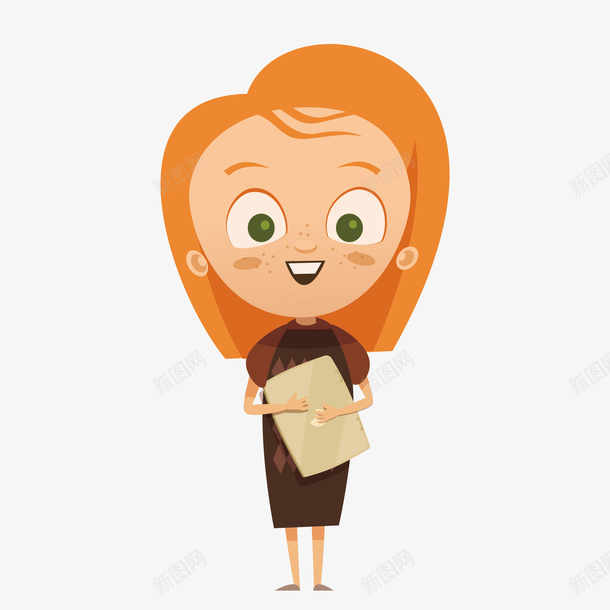 手绘卡通教书装饰海报png免抠素材_88icon https://88icon.com PPT制作 人物 卡通人物 学校 教书育人 教师行业 老师 职业人士 职业介绍