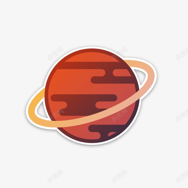 火星土星矢量图ai免抠素材_88icon https://88icon.com 卡通土星 圆形 土星 地球 火星 矢量图