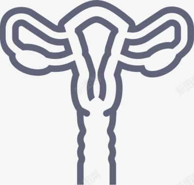 Uterus子宫OutlineSmashicons图标图标