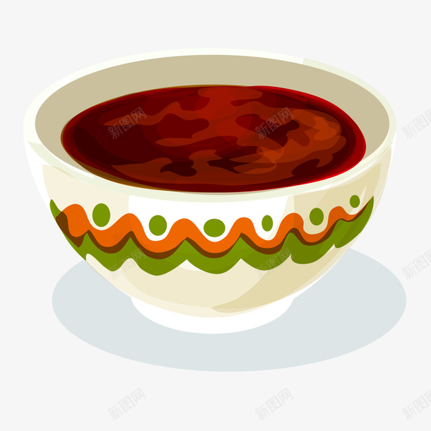 美味的碗里的汤汁矢量图ai免抠素材_88icon https://88icon.com 手绘 汤汁 碗里的食物 美味 美食 餐厅 矢量图