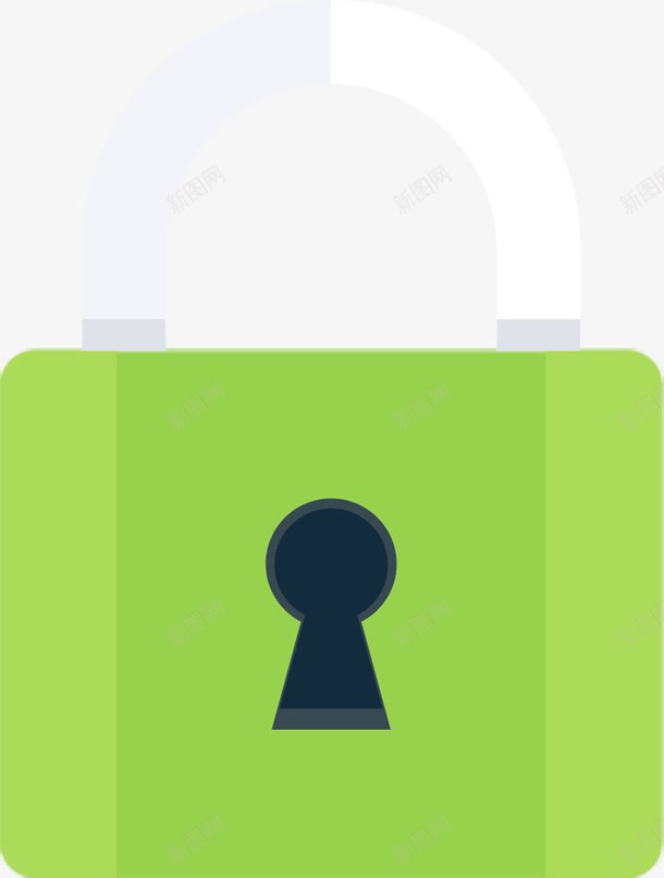 锁垫GreenFlaticonspng免抠素材_88icon https://88icon.com Lock Pad 垫 锁