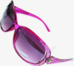 摄影紫色的防嗮神器太阳镜素材