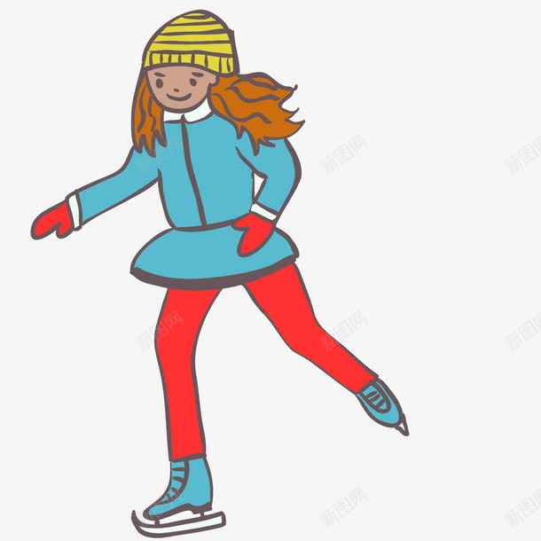 单脚溜冰的女人png免抠素材_88icon https://88icon.com PNG图形 人物 动漫 溜冰 美女 装饰 运动