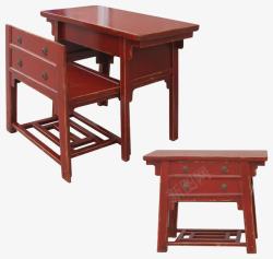 红木书桌素材