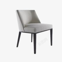灰色创意单椅现代布料单椅高清图片
