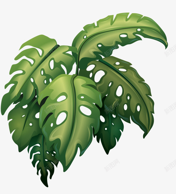 绿色植物图案png免抠素材_88icon https://88icon.com 图案 植物 绿色 花朵 鲜花