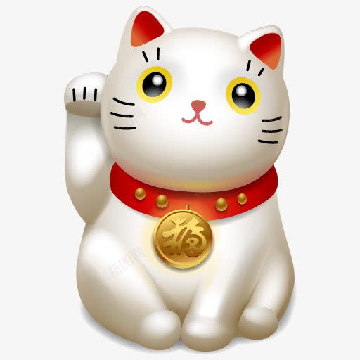 招财猫超清可爱png免抠素材_88icon https://88icon.com 可爱 招财猫