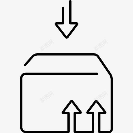 物流包装箱图标png免抠素材_88icon https://88icon.com 包装 外形 工具和用具 工具盒 概述 物流 超薄