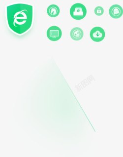绿色app手机图标素材