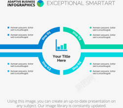 四步骤流程图矢量图素材