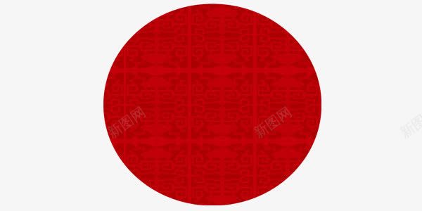 中国风红色方形纹png免抠素材_88icon https://88icon.com 中国风 圆形 方形 红色