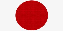 中国风红色方形纹素材