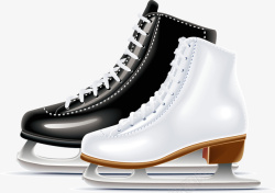 溜冰鞋矢量图素材