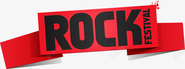 红色rock标签png免抠素材_88icon https://88icon.com rock 免抠PNG 摇滚 标签 红色 装饰图案 音乐