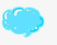 蓝色云朵对话框png免抠素材_88icon https://88icon.com 云朵 对话框 蓝色