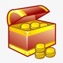 金币宝箱png免抠素材_88icon https://88icon.com 宝箱 礼物 财宝 金币