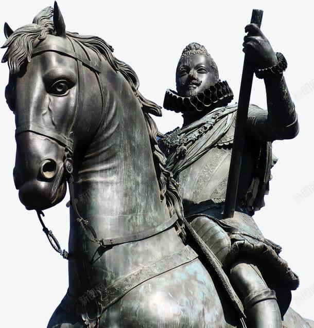 骑马的雕像png免抠素材_88icon https://88icon.com 石像 雕像 骑马