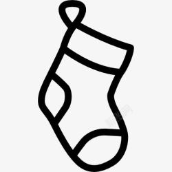 圣诞长筒袜图标素材