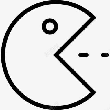 玩游戏Pacman图标图标