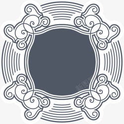 欧式边框矢量图素材