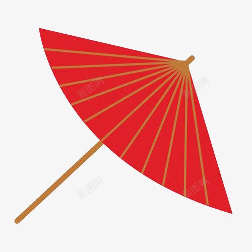古风红色伞png免抠素材_88icon https://88icon.com 伞 油纸 素材 红色