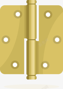 黄色门栓矢量图素材
