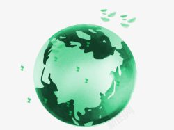 绿色地球立体3d素材