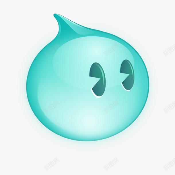 绿色卡通旺旺装饰图案png免抠素材_88icon https://88icon.com 免抠PNG 卡通 旺旺 绿色 装饰图案