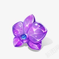 质感晶莹剔透的紫色花朵png免抠素材_88icon https://88icon.com 晶莹剔透 紫色 花朵 质感