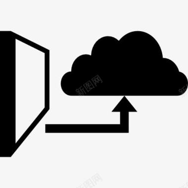 上箭云存储转移图标图标
