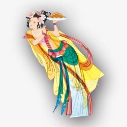 中秋多图层嫦娥素材