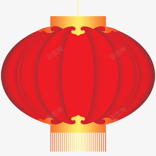 红色卡通新年春节灯笼png免抠素材_88icon https://88icon.com 卡通 新年 春节 灯笼 红色