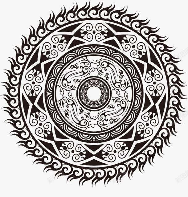 花纹png免抠素材_88icon https://88icon.com 中国风花纹底纹图案素材 手绘图形装饰图纹
