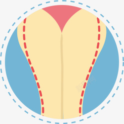 腿部手术腿部抽脂卡通手术图标高清图片