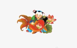 春节年画装饰图素材